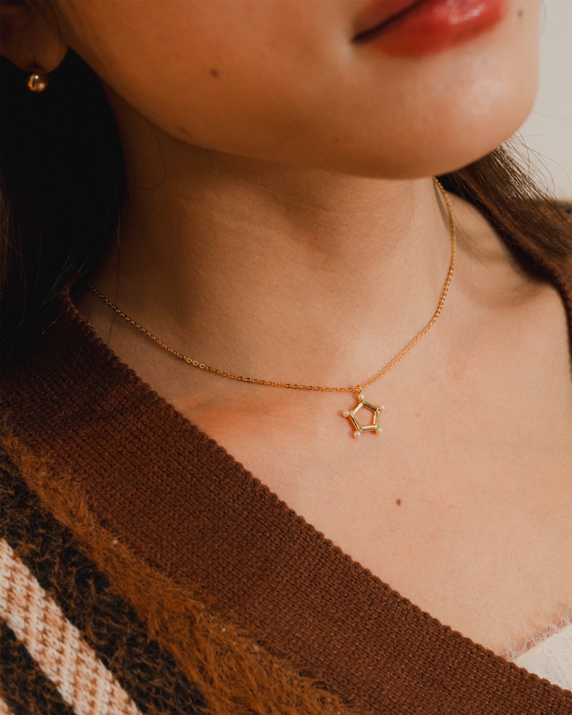 pentagon necklace