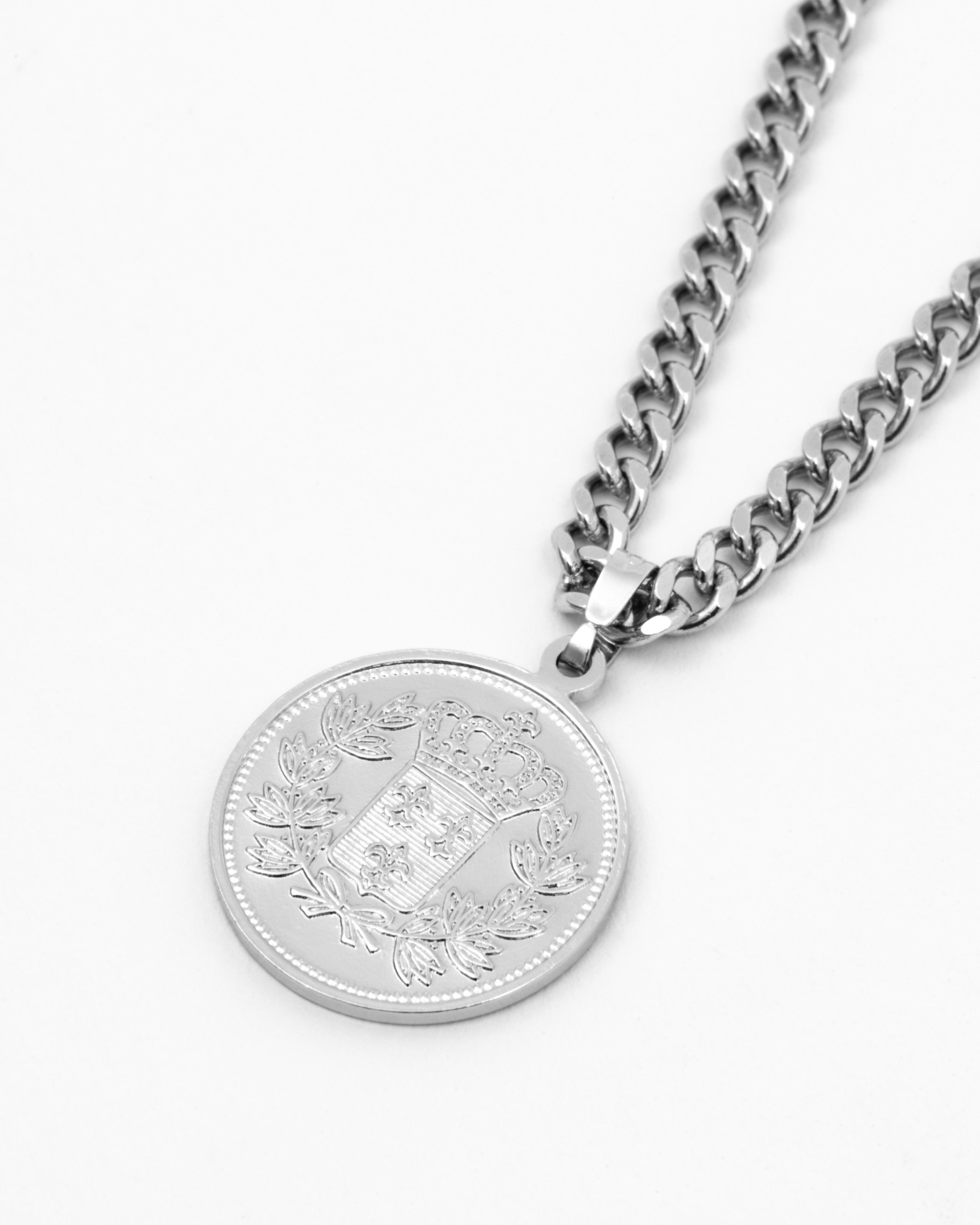 coin long necklace