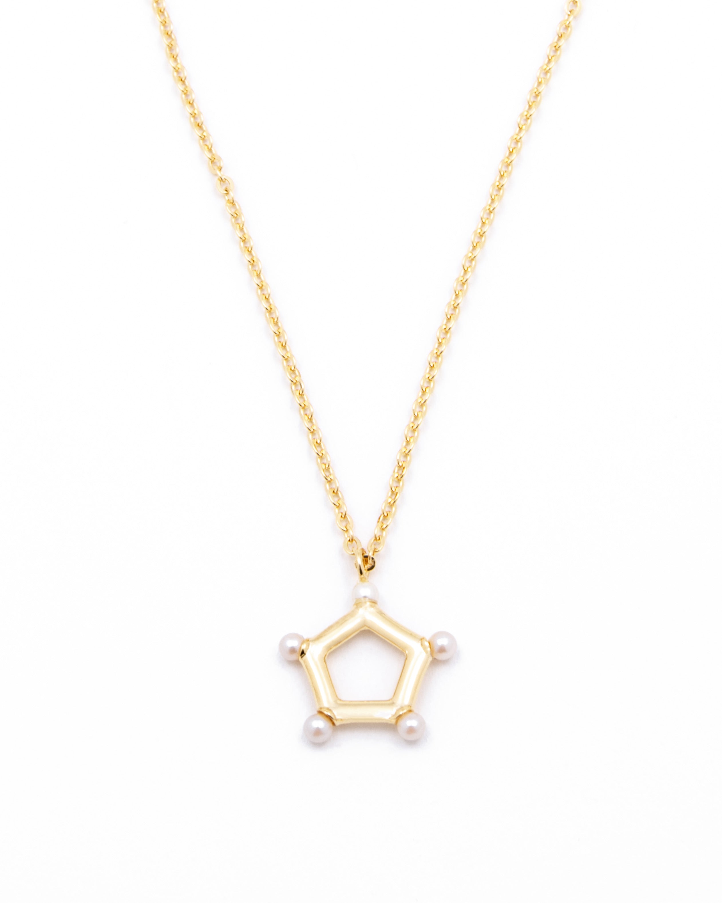 pentagon necklace